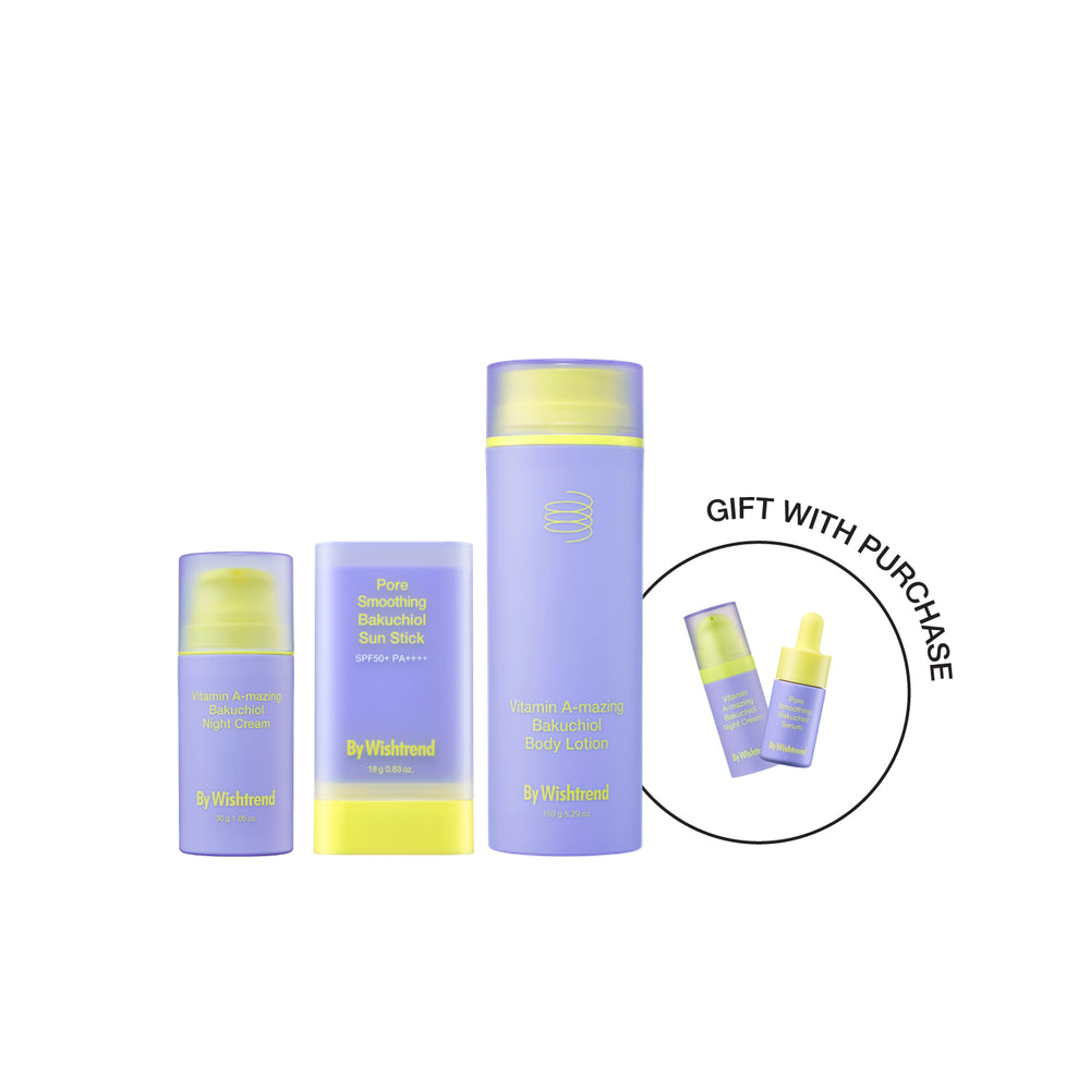 All-in-One Bakuchiol Glow Pack - By Wishtrend Malaysia