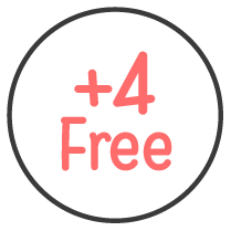 +4 Free
