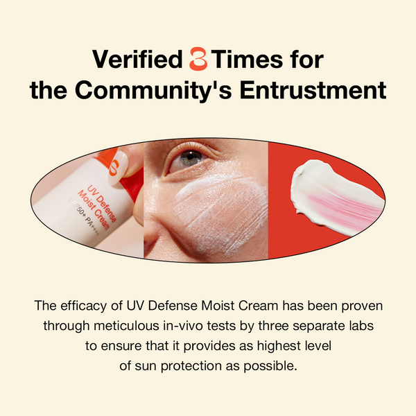 UV Defense Moist Cream SPF50+ PA++++ 50g