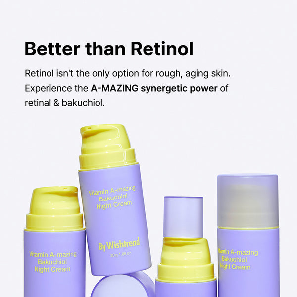 Vitamin A-mazing Bakuchiol Night Cream 30g - By Wishtrend Malaysia