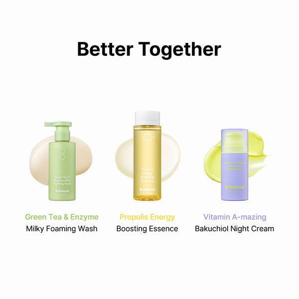 Green Tea & Enzyme Milky Foaming Wash 140ml - By Wishtrend Malaysia