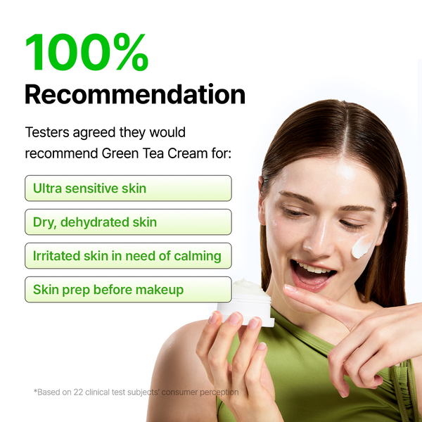 Green Tea & Ceramide Barrier Cream 50g - By Wishtrend Malaysia