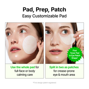 Green Tea & Ceramide Calming Toner Pad 190ml 70 pads - By Wishtrend Malaysia