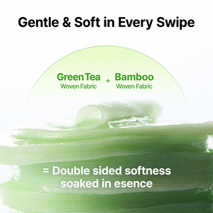 Green Tea & Ceramide Calming Toner Pad 190ml 70 pads - By Wishtrend Malaysia