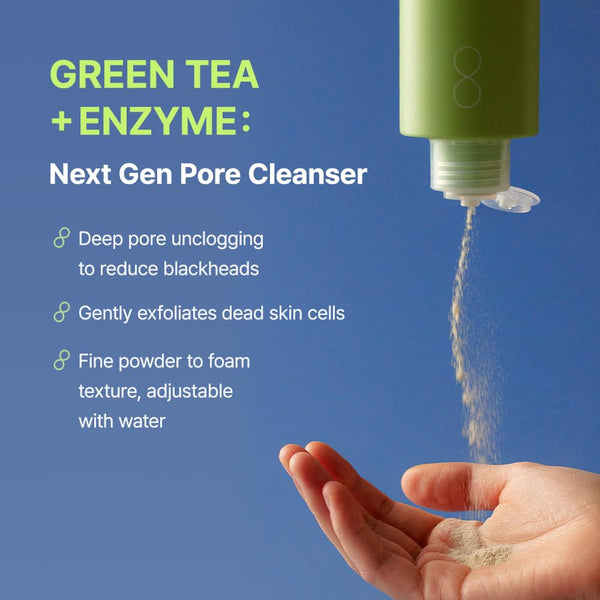 Green Tea & Enzyme Powder Wash 110g - By Wishtrend Malaysia