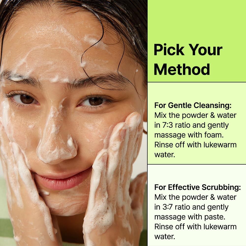 Green Tea & Enzyme Powder Wash 110g | By Wishtrend Malaysia