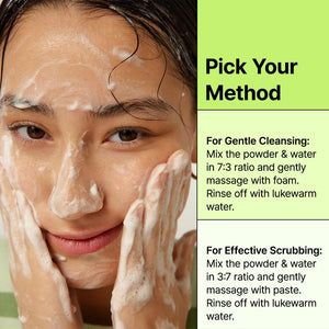 Green Tea & Enzyme Powder Wash 110g - By Wishtrend Malaysia