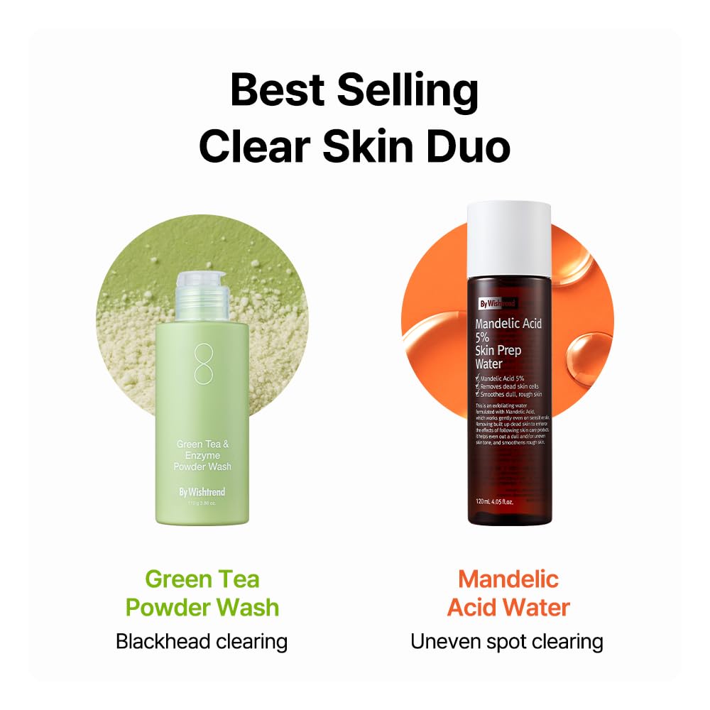 【miii 】Powder Wash & Oil Mist Green Tea & Enzyme Powder Wash 110g | By Wishtrend Malaysia