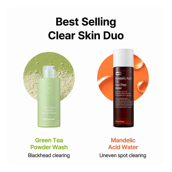 Green Tea & Enzyme Powder Wash 110g - By Wishtrend Malaysia