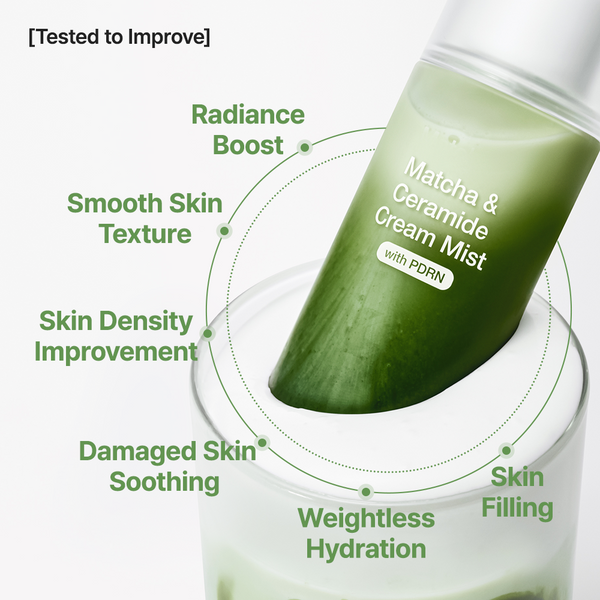 Matcha & Ceramide Cream Mist 100ml for Instant Hydration & Glow