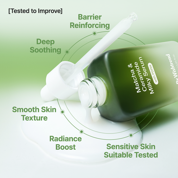 Matcha & Ceramide Milky Serum 30ml for Barrier Strengthening