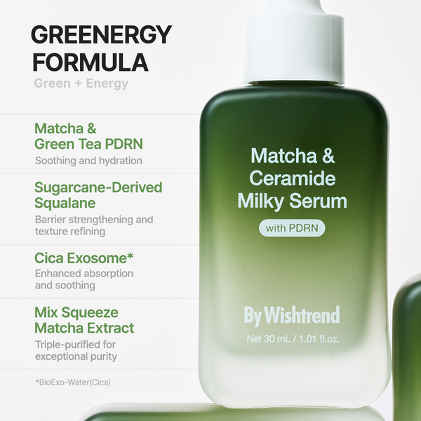 Matcha & Ceramide Milky Serum 30ml for Barrier Strengthening