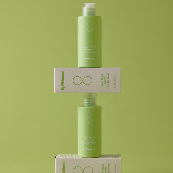 Green Tea & Enzyme Powder Wash 110g - By Wishtrend Malaysia