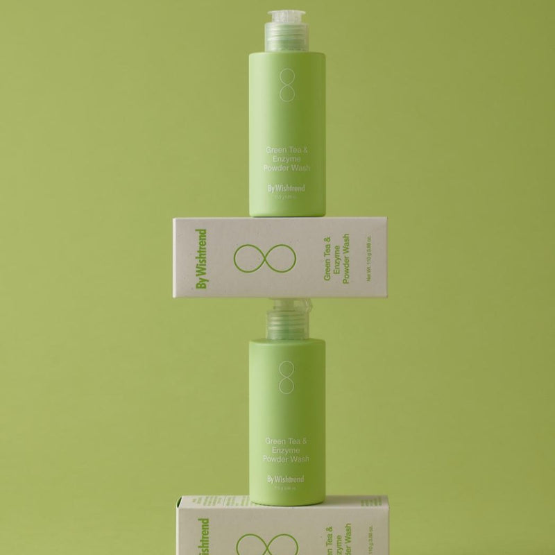 Green Tea & Enzyme Powder Wash 110g - By Wishtrend Malaysia