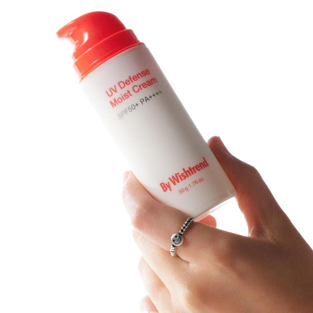 UV Defense Moist Cream SPF50+ PA++++ 50g - By Wishtrend Malaysia