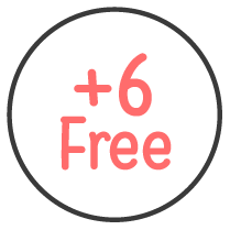 +6 Free