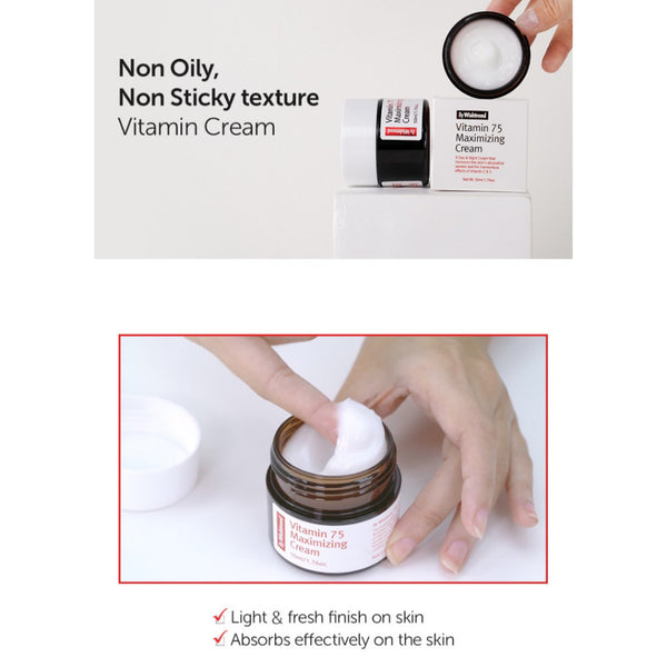 Vitamin 75 Maximizing Cream 50g - By Wishtrend Malaysia